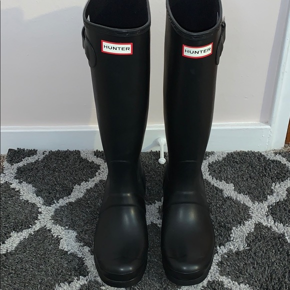 Hunter Shoes - Hunter Original Tall Matte Black Rain Boots